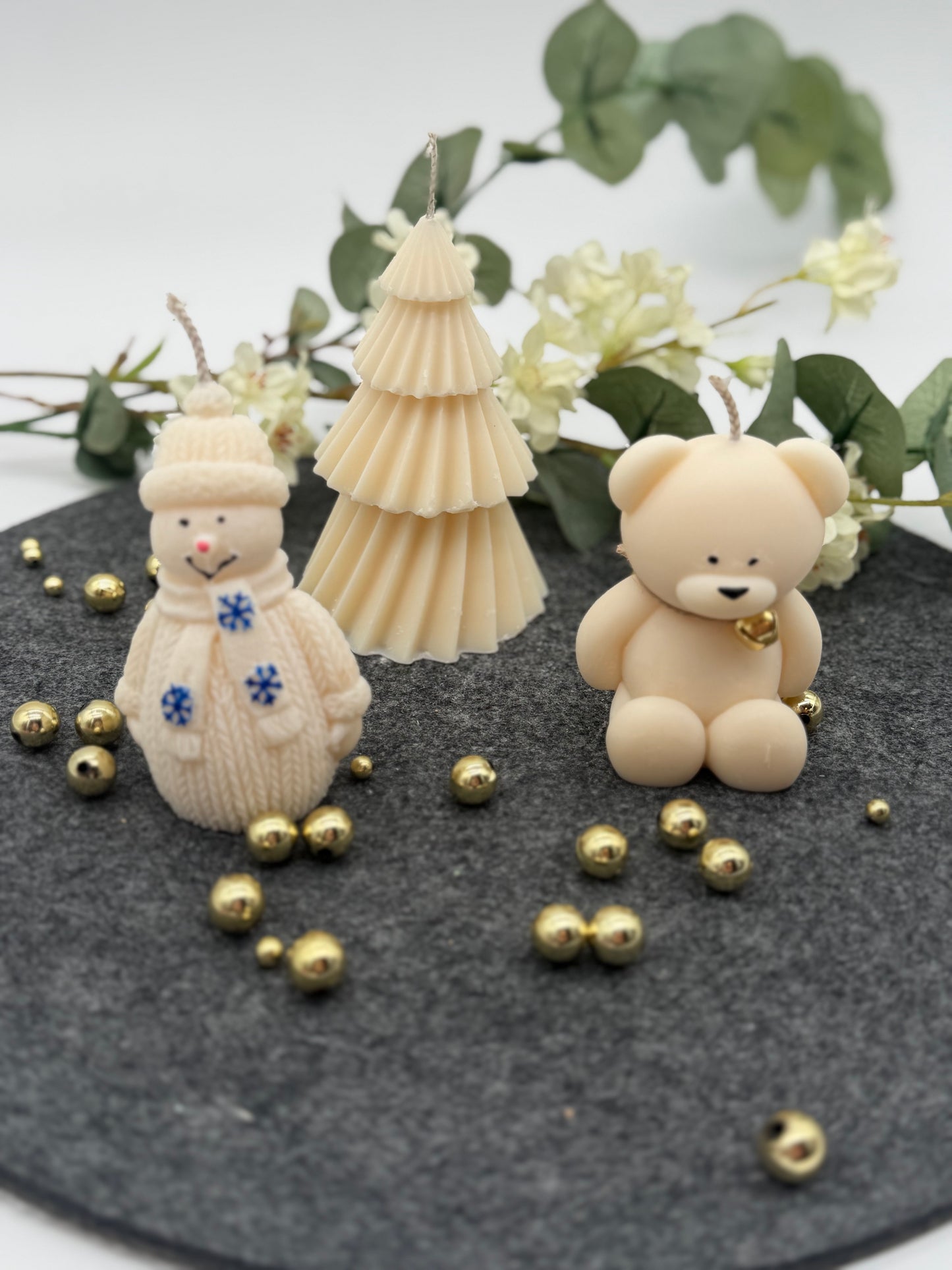 Handgemachte Kerzen / Weihnachten
