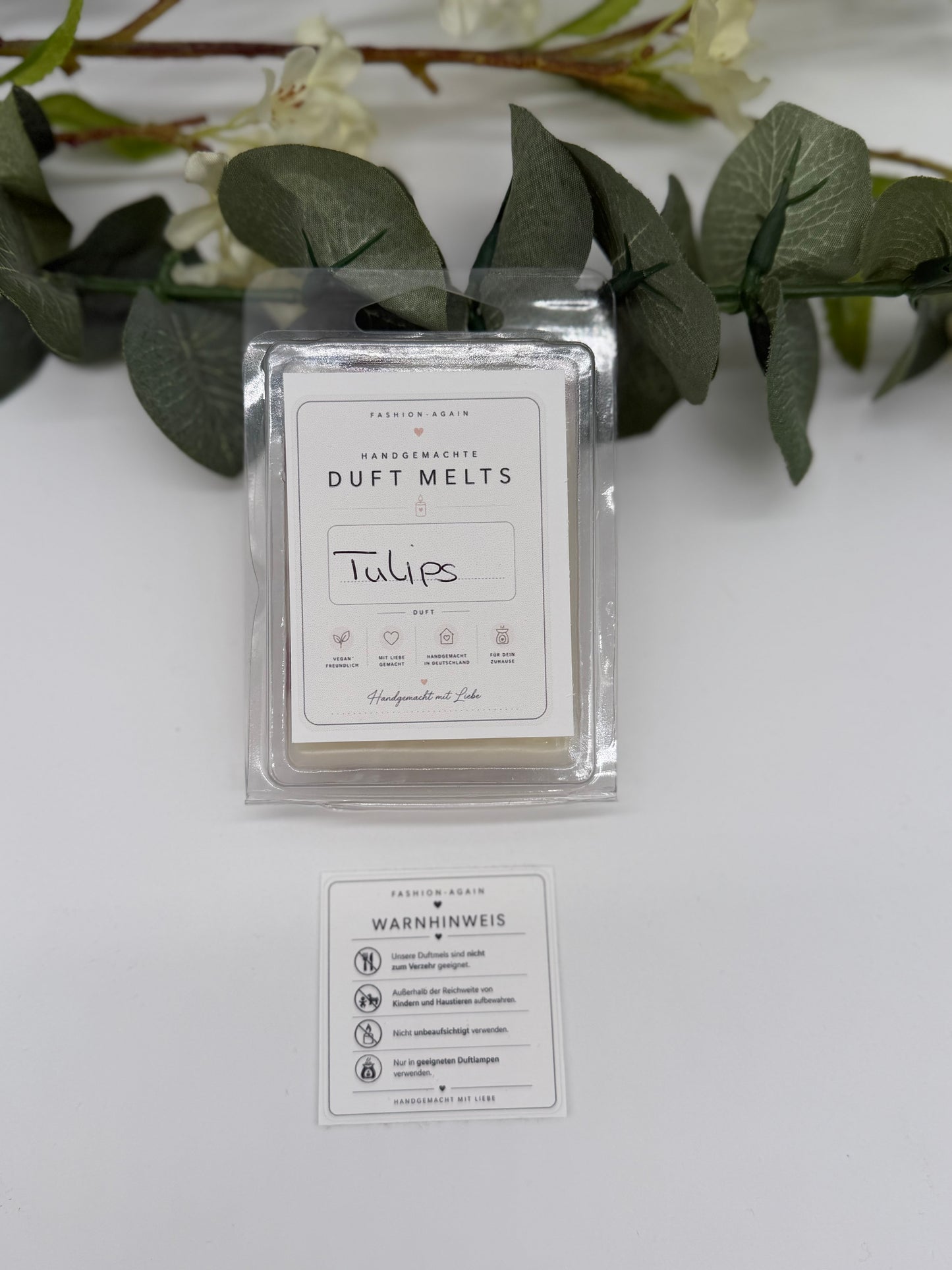 Duftmelts mit Blüten Handmade