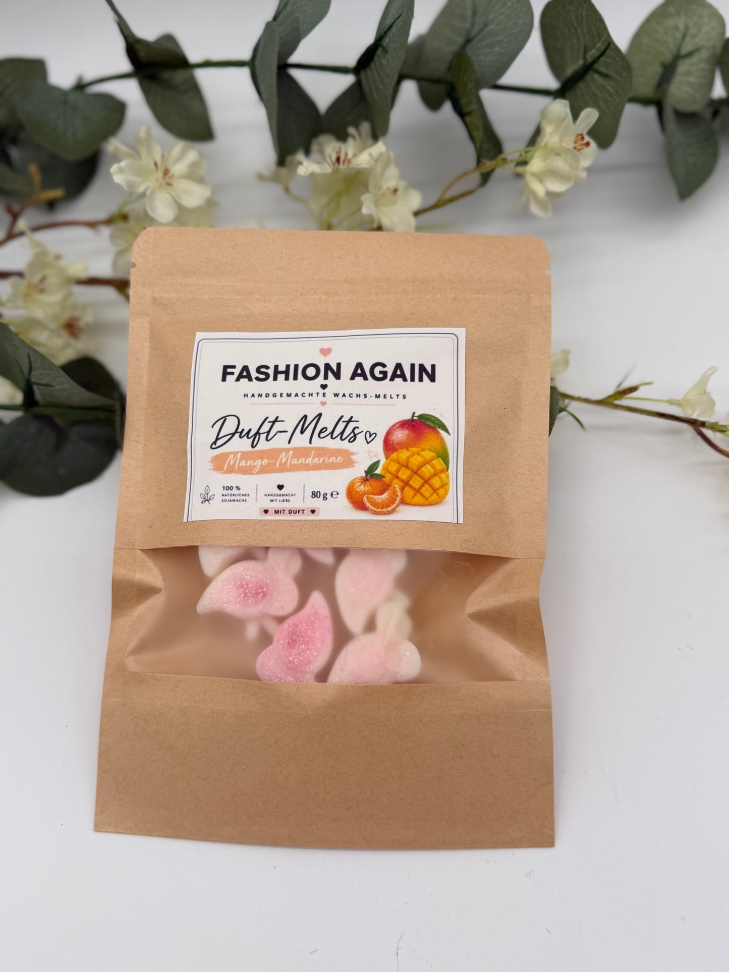 Duftmelts Herzen&Flamingos 80g | Vegan & nachhaltig