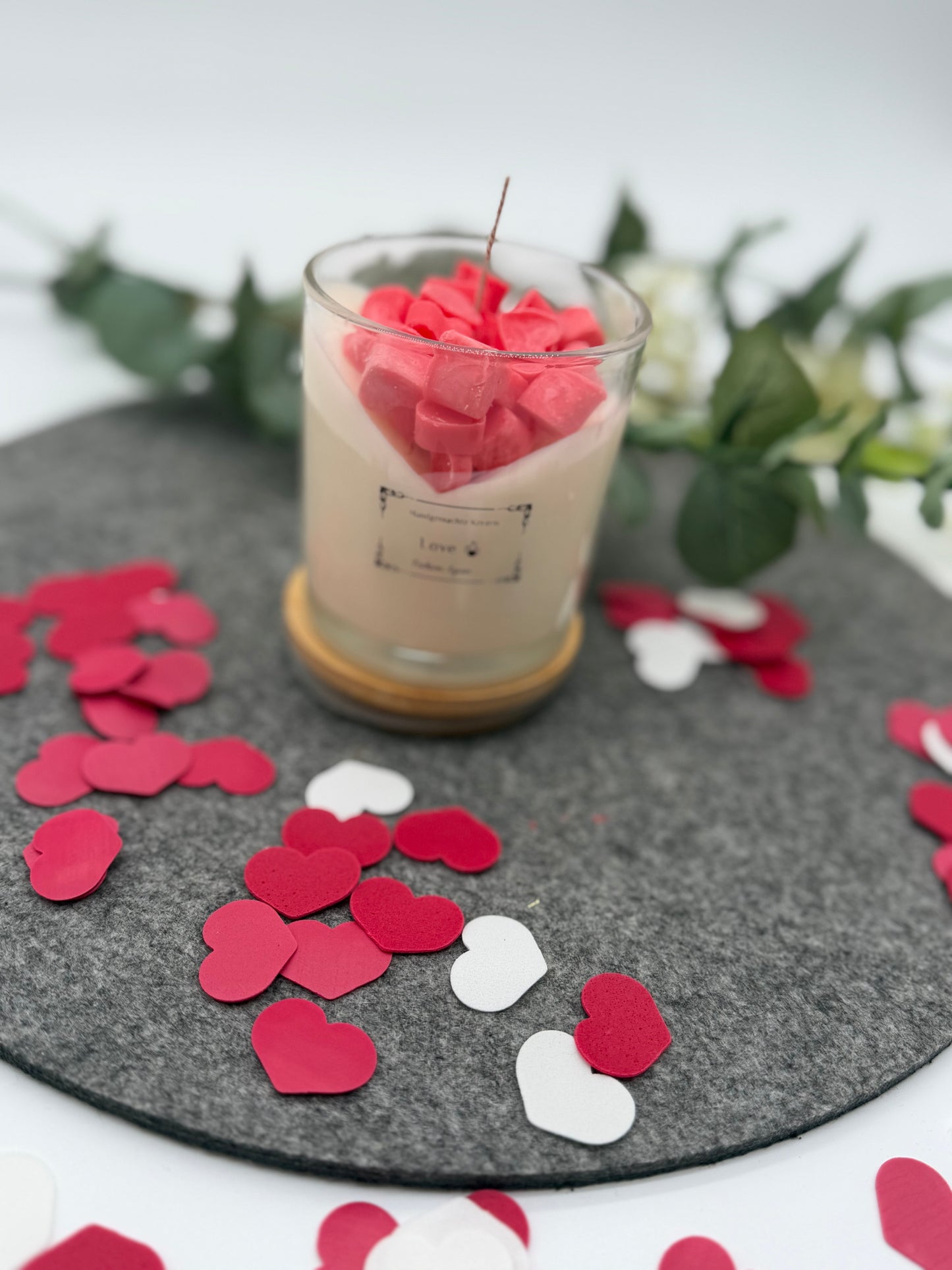 NEU Romantische Herzkerze Love ❤️🕯️