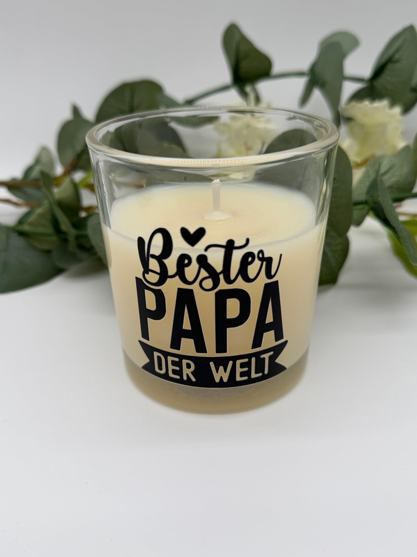 NEU Vatertagskerze mit Wunschmotiv