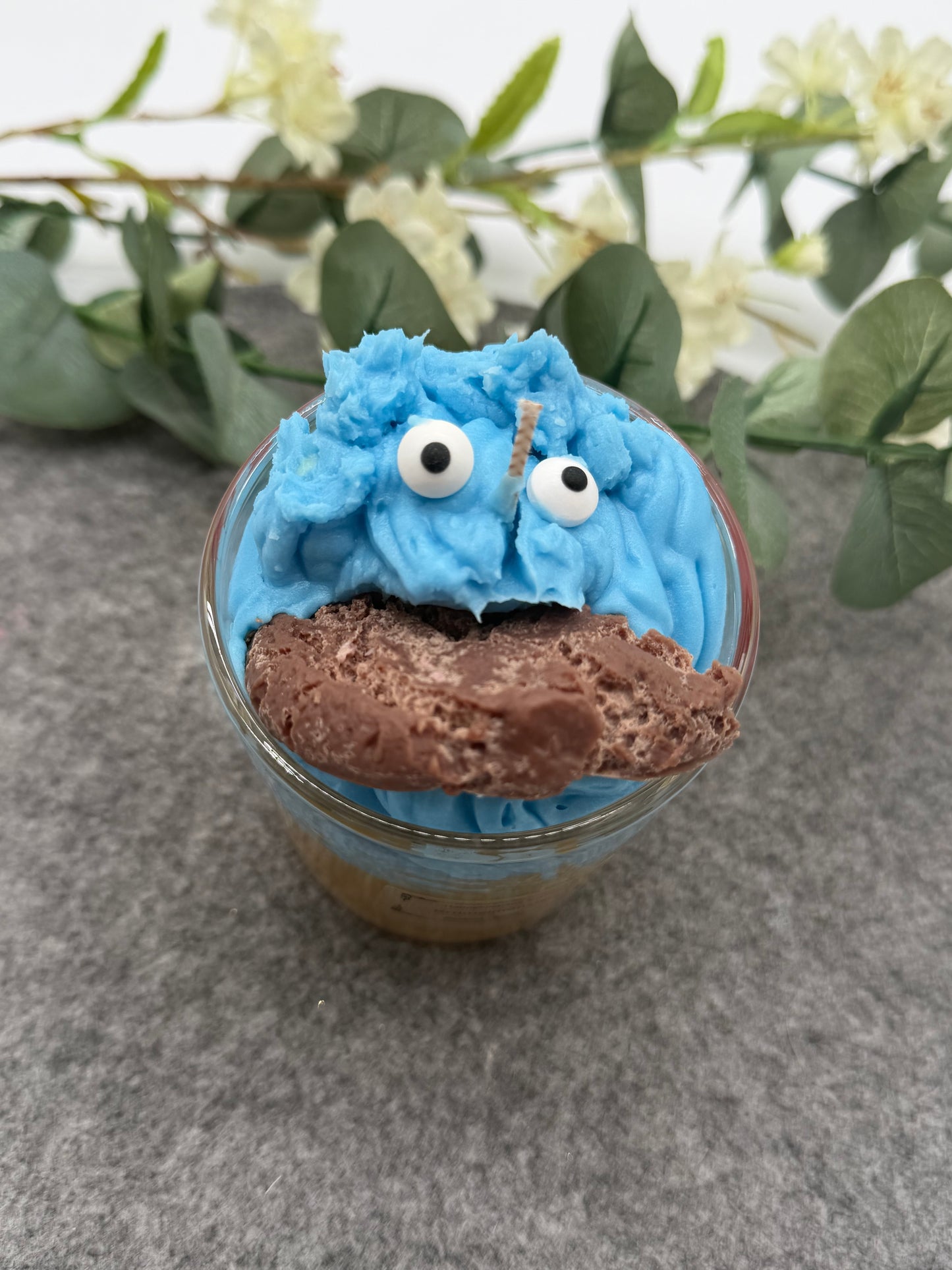 Krümelmonster Kerze