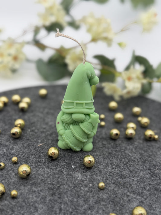 Weihnachtswichtel Handgemachte Kerze