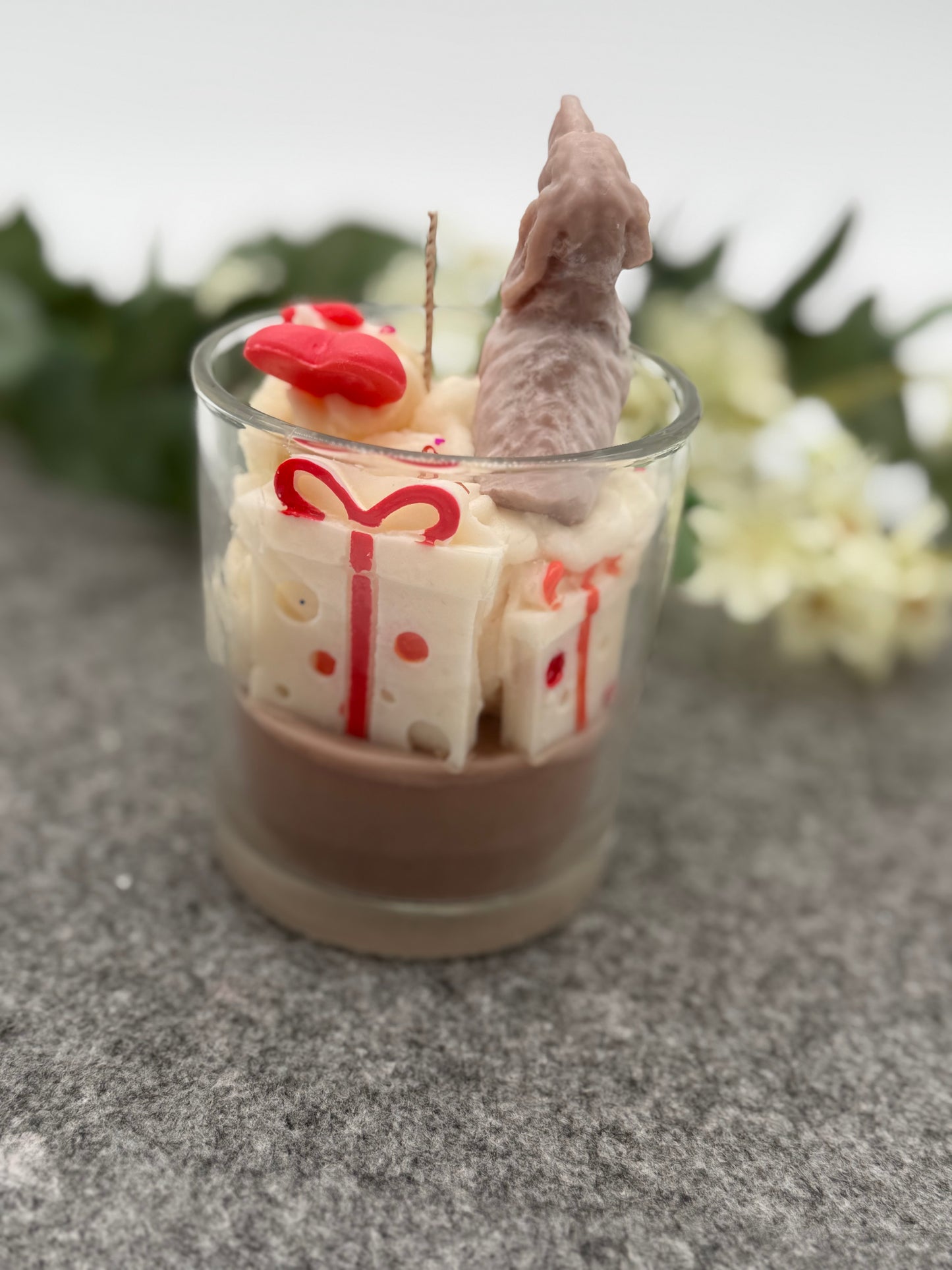 Personalisierte Hunde Geburtstagskerze im Glas | Happy Birthday