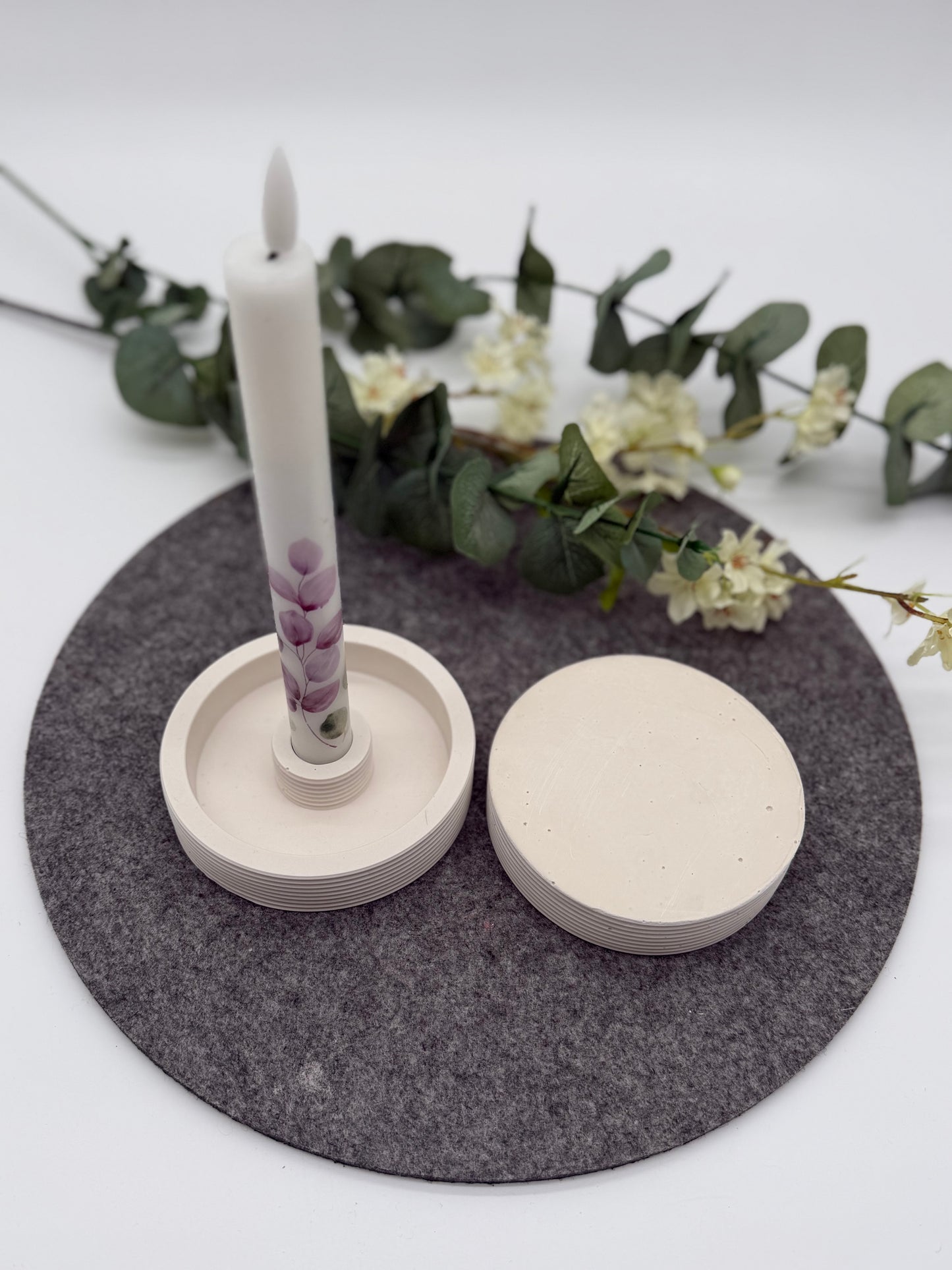 Kerzenhalter aus Jesmonite  | Handgegossen | Preis pro Stück