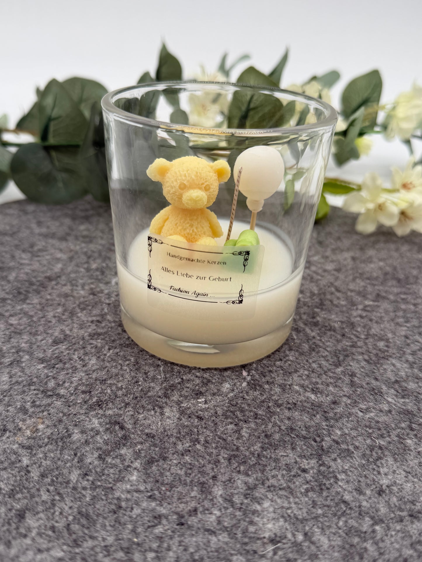 Taufkerze / Willkommen kleines Wunder 👶🕯️