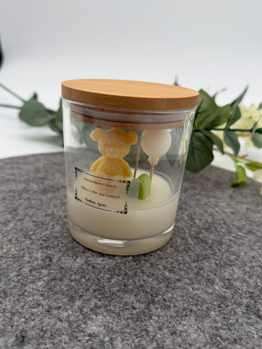 Taufkerze / Willkommen kleines Wunder 👶🕯️