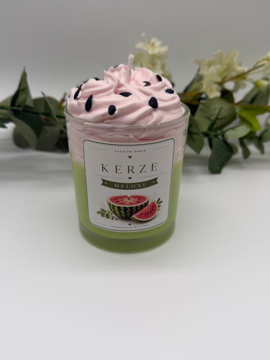 Melonen Dessertkerze