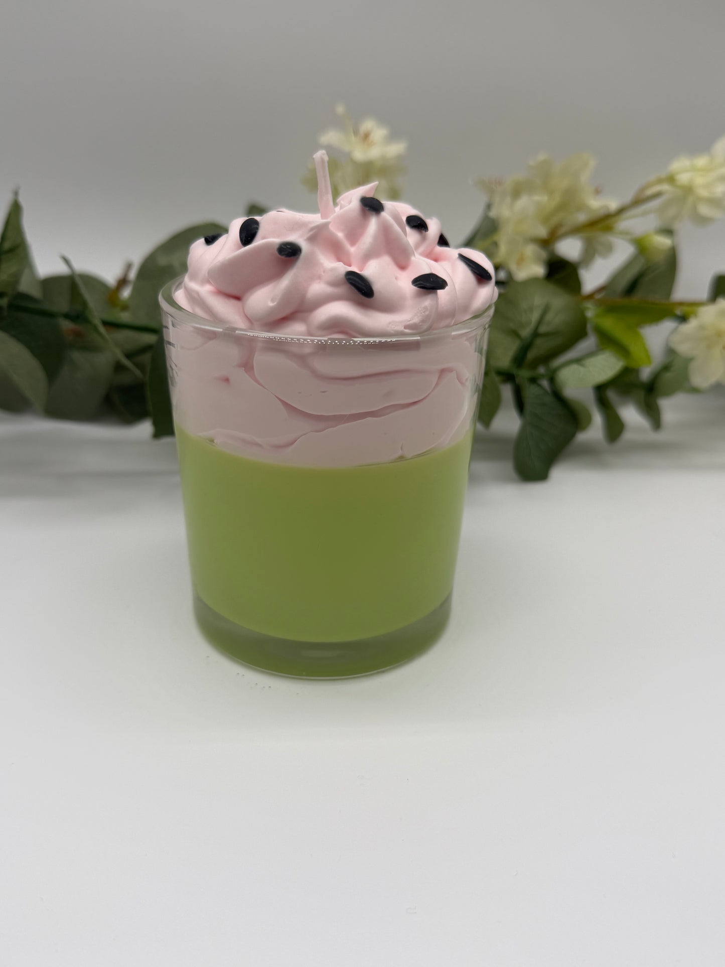 Melonen Dessertkerze