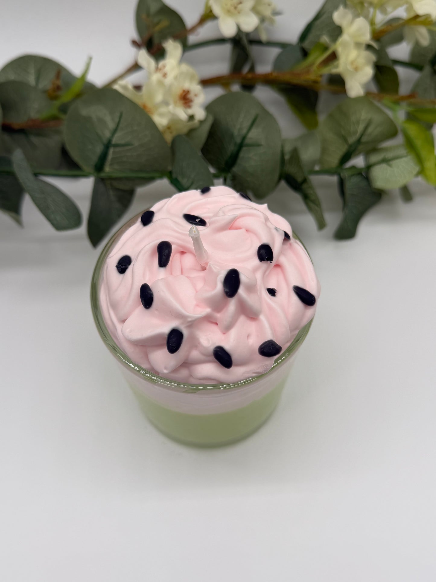 Melonen Dessertkerze