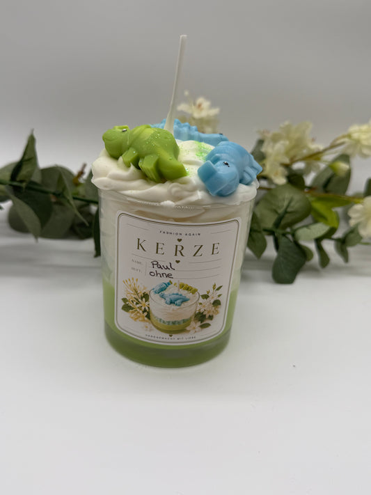 Dino Kerze mit Namen