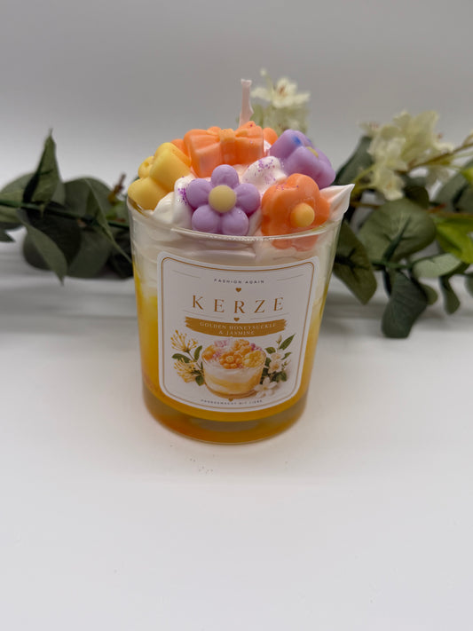 Golden Honeysuckle & Jasmine Kerze