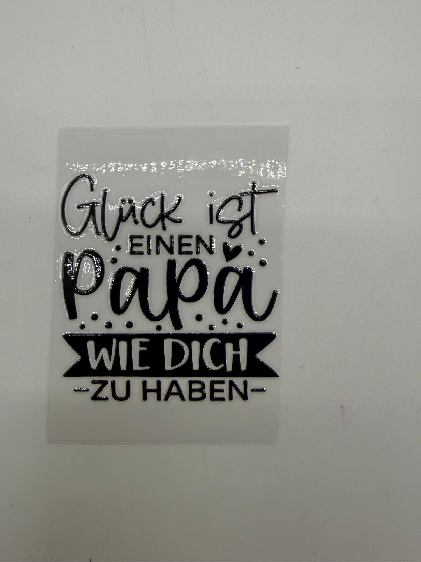 NEU Vatertagskerze mit Wunschmotiv