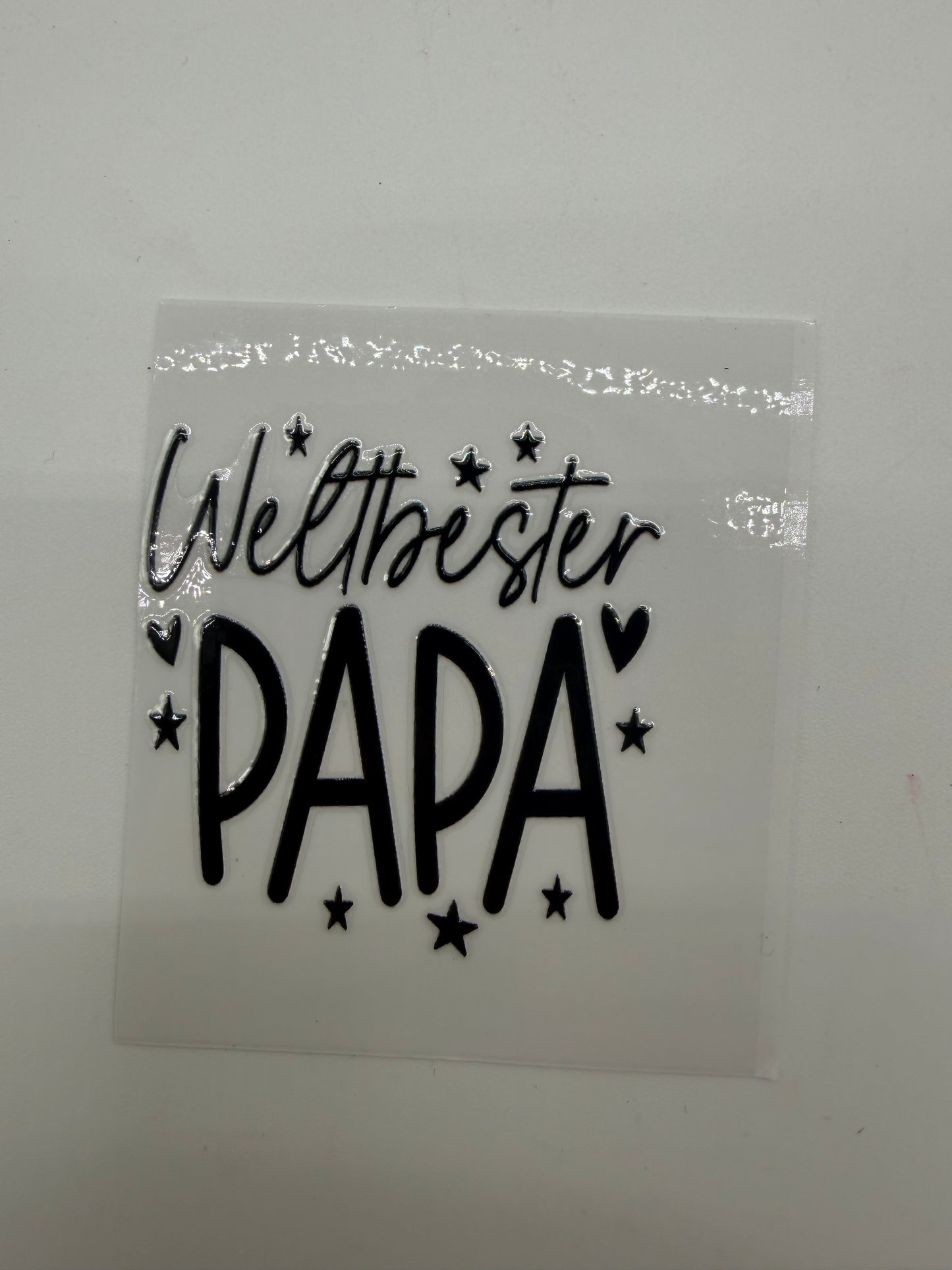 NEU Vatertagskerze mit Wunschmotiv