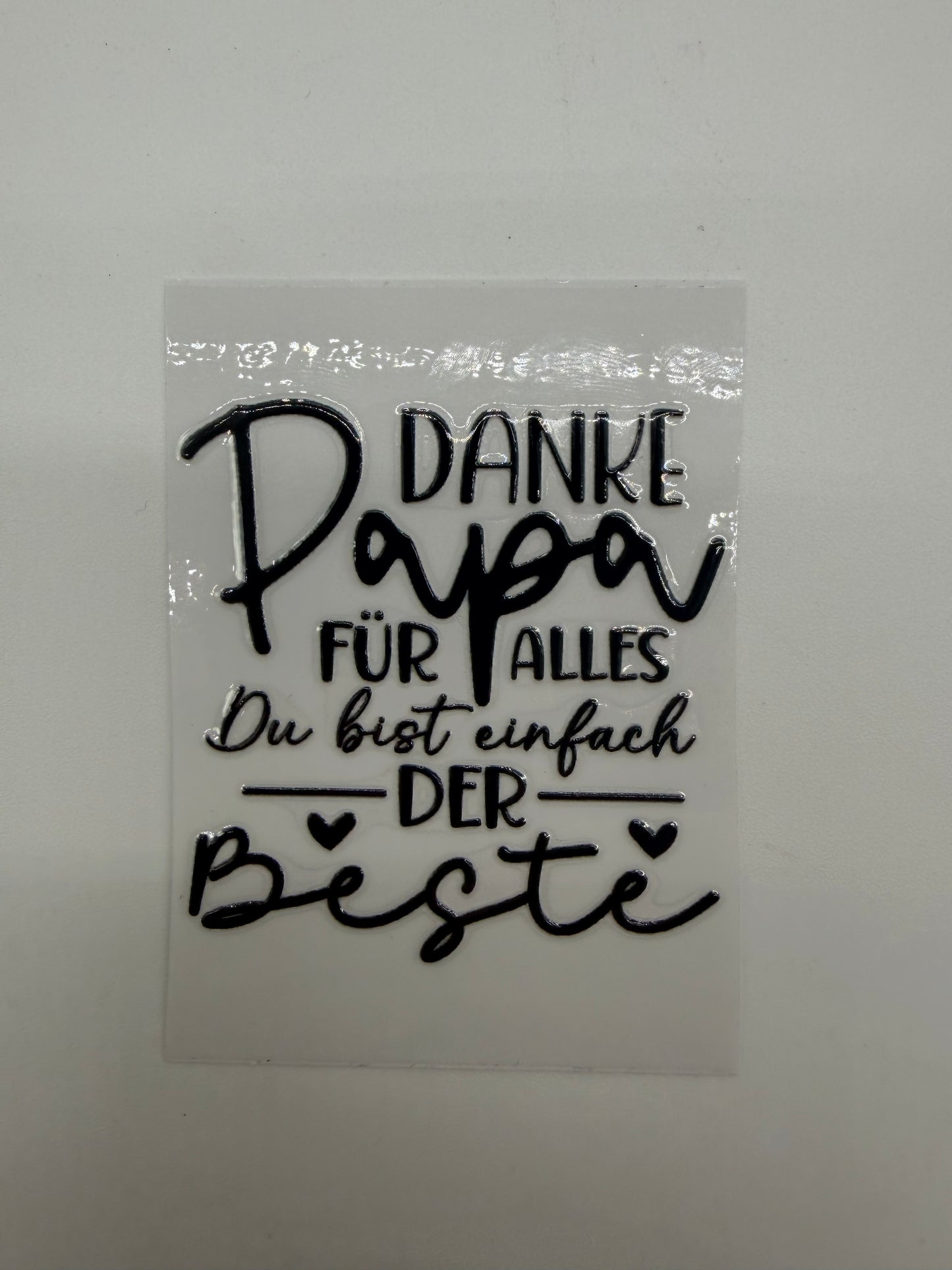 NEU Vatertagskerze mit Wunschmotiv