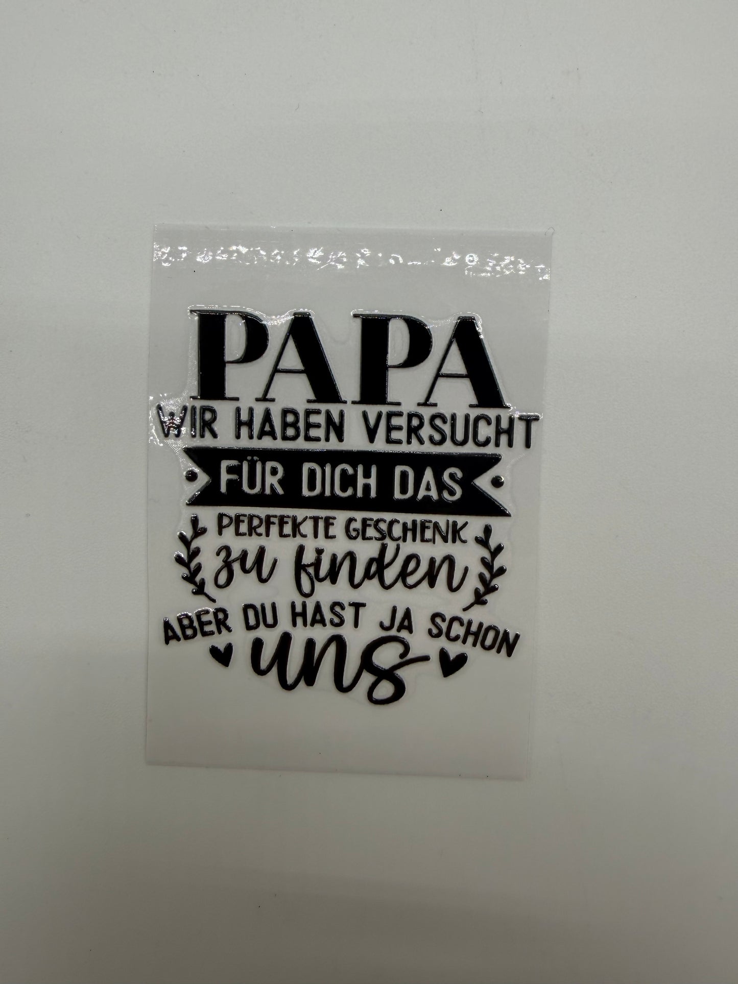 NEU Vatertagskerze mit Wunschmotiv