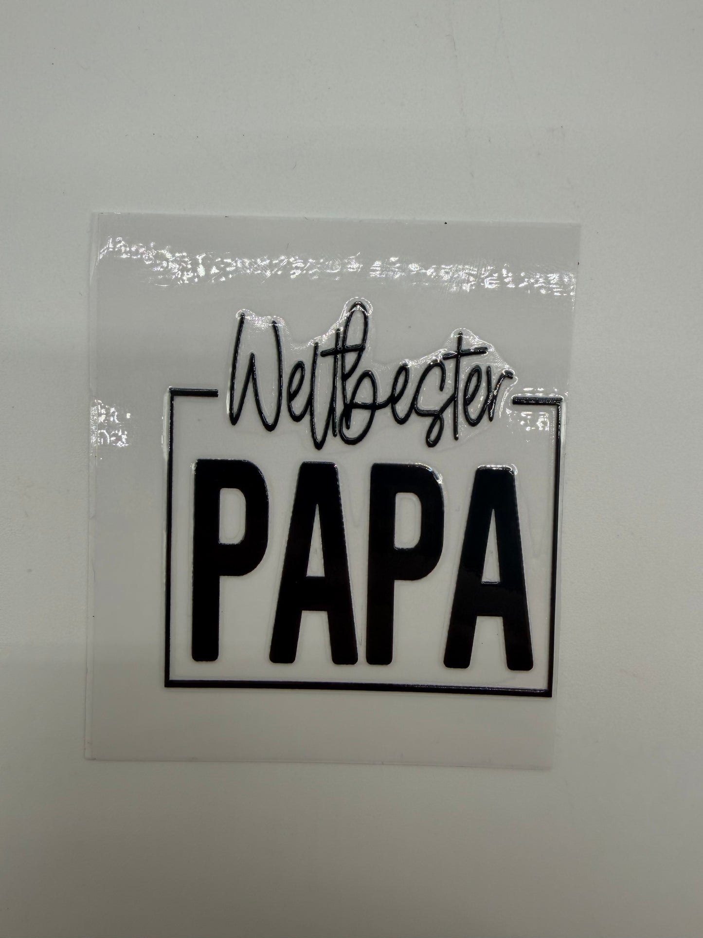 NEU Vatertagskerze mit Wunschmotiv