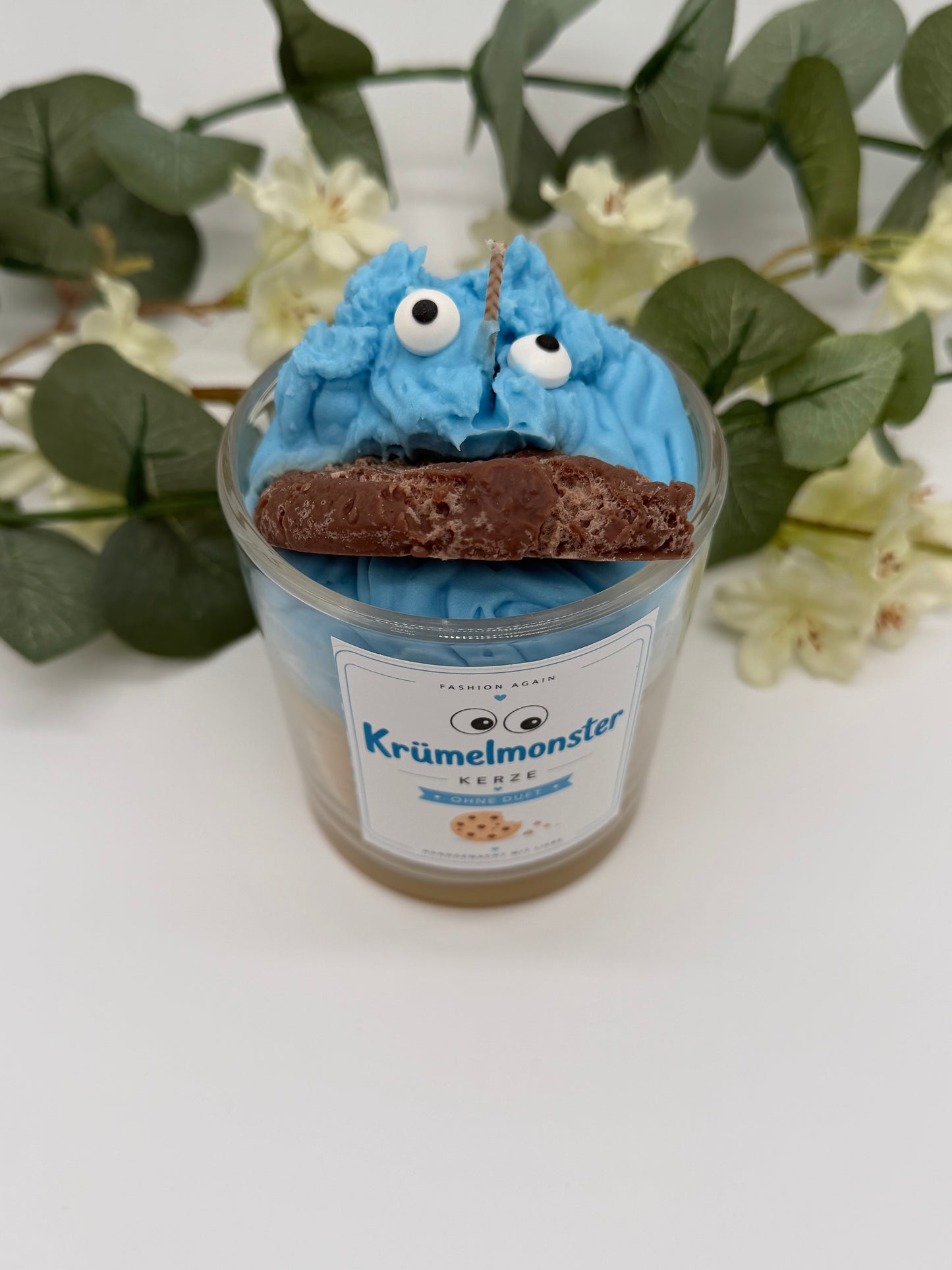 Krümelmonster Kerze