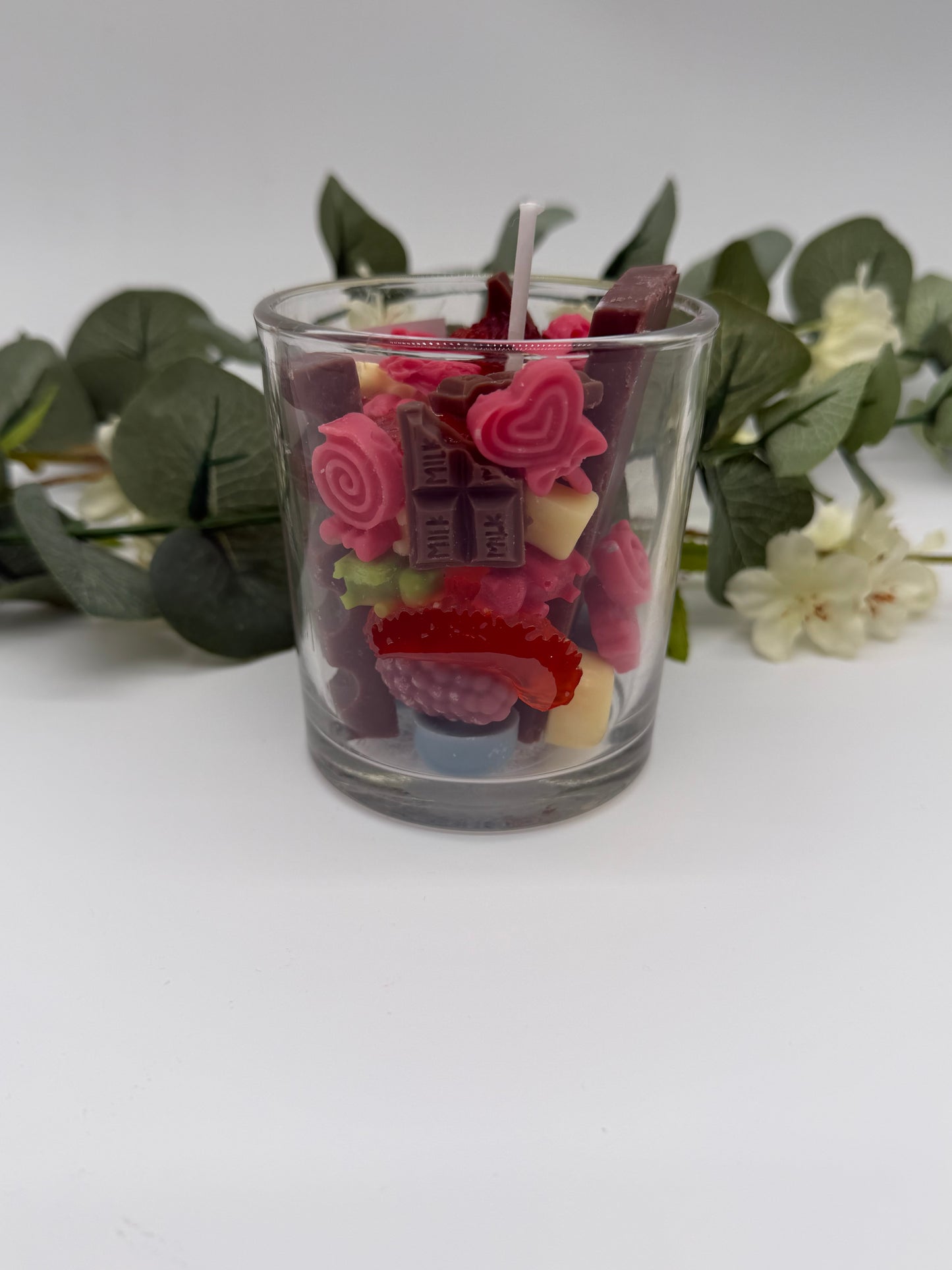 Handgemachte Spaßglas-Kerze einzigartig & mit Liebe gemacht