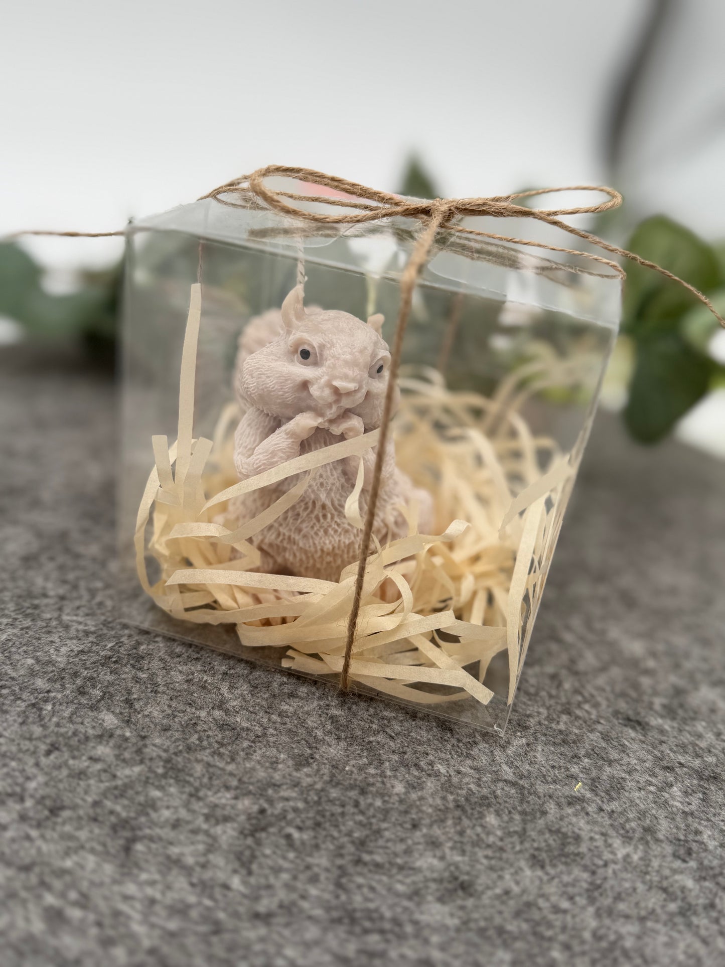 Schnuffel mit Nuss /Eichhörnchen