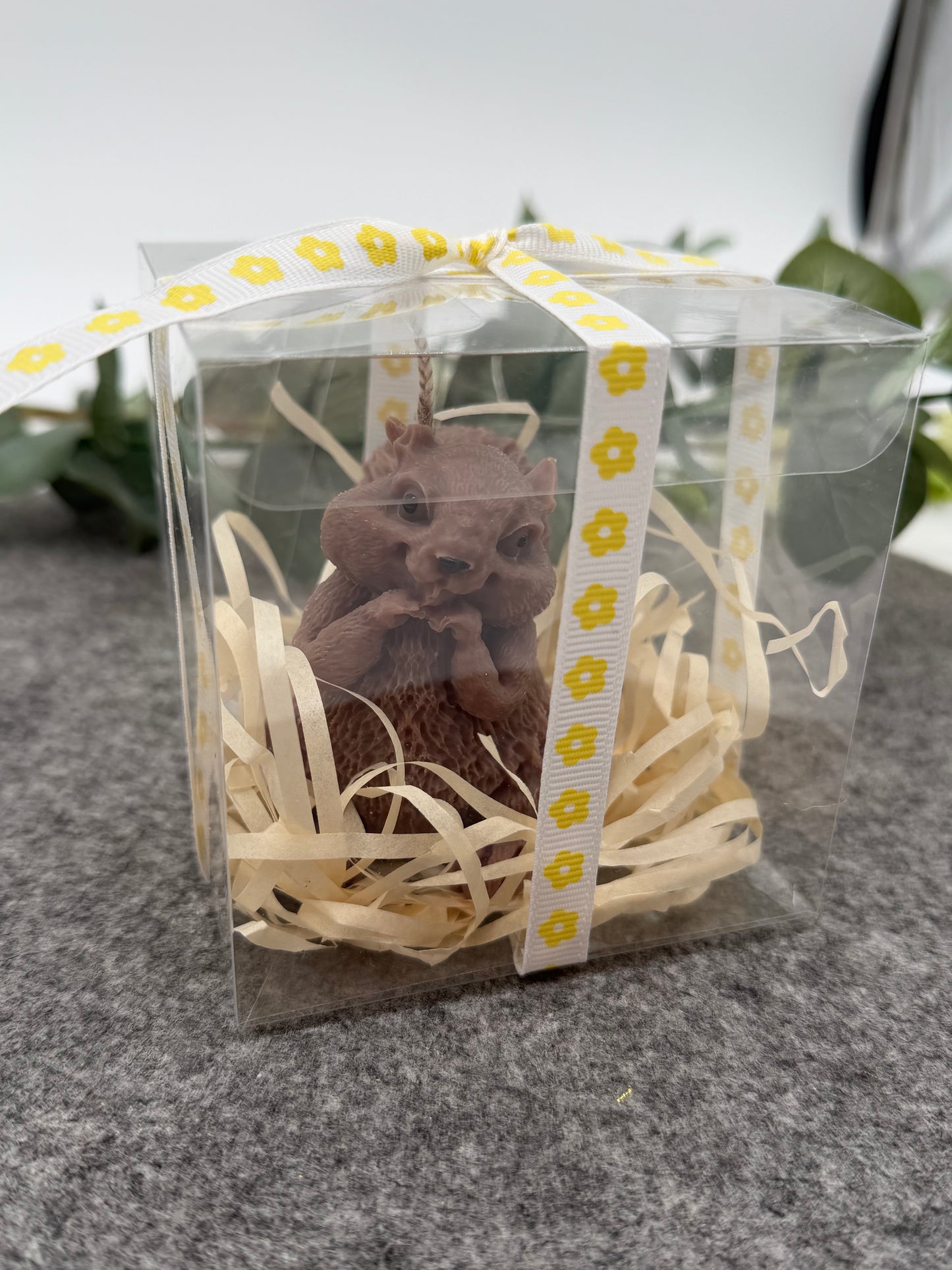 Schnuffel mit Nuss /Eichhörnchen