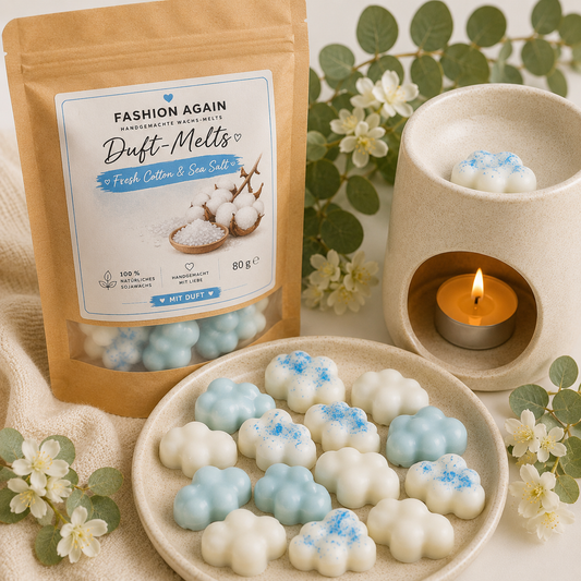 Duftmelts Wolkenform 80g | Sojawachs Duftwachs | Vegan & nachhaltig