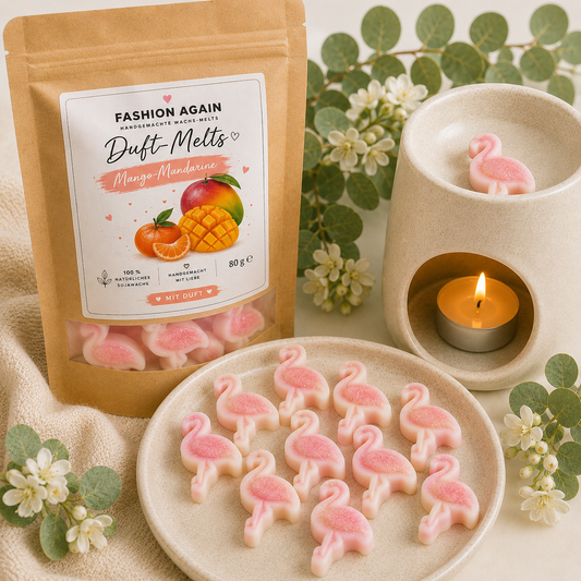 Duftmelts Herzen&Flamingos 80g | Vegan & nachhaltig
