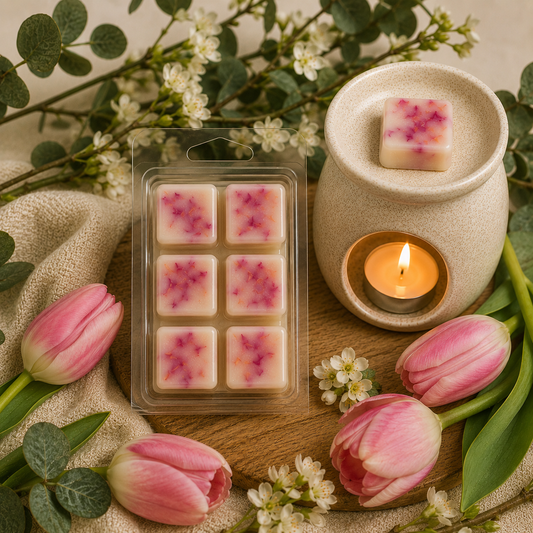 Duftmelts mit Blüten Handmade